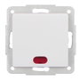 GSC Evolution Pulsador empotrable Gamma Blanco avec indicateur LED
