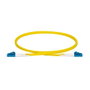 Lanview Câble fibre optique monomode LC-LC duplex 1m OS2 9/125 LSZH jaune pour centre de données et réseau 10G/40G/100G