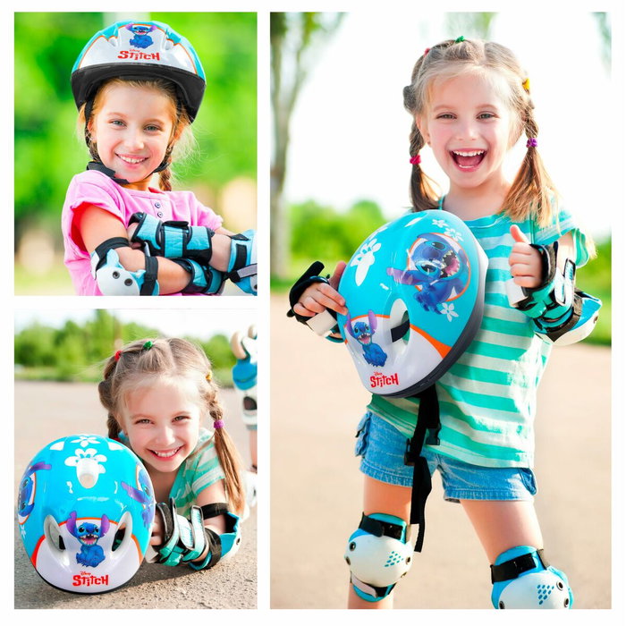 Disney Casque de sport Stitch Bleu - Taille S Disney Casque de sport Stitch Bleu - Taille S