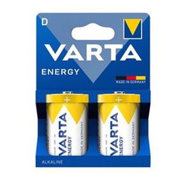 Varta Lot de 2 Piles Alcalines Energy LR20/D 1,5V Format D Blister