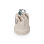 Edm Porte-lampe en porcelaine beige E27
