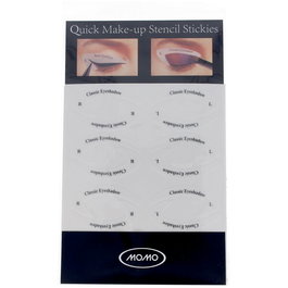Momo PLANTILLAS MAKE-UP - Coffret de 64 pochoirs de maquillage pour contour et fard à paupières - Accessoires de maquillage
