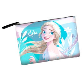 Karactermania - Nécessaire de plage Disney Summer Frozen 2, avec fermeture à glissière et un compartiment intérieur, dimensions 22.5x30.5x2 cm