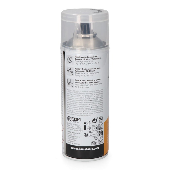 Koma Tools Vernis acrylique en spray transparent finition brillante 300 ml