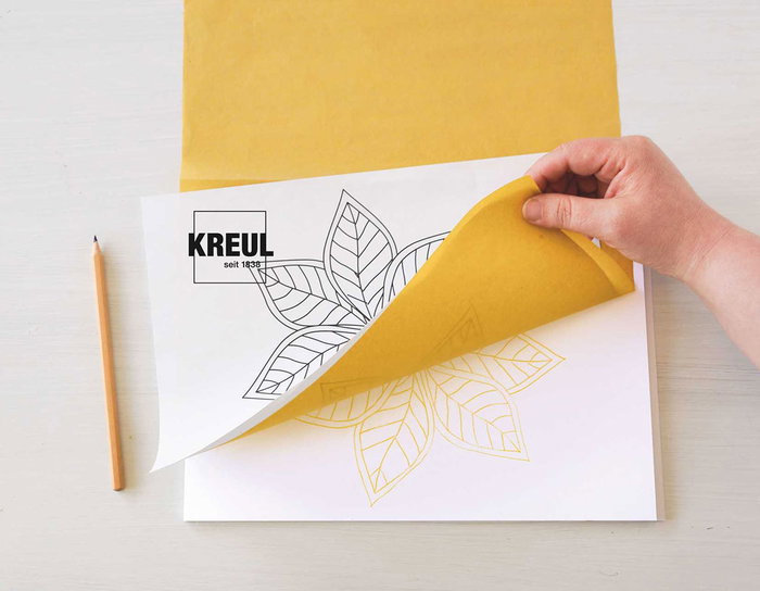 Kreul Feuilles de papier pour copie DIN A3, jaune, 3 unités