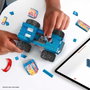 MEGA BLOKS - Hot Wheels Monster Truck Race Ace - Ensemble de construction avec fonction de crash et figurine conducteur - Hmm49 Mega Construx