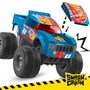 MEGA BLOKS - Hot Wheels Monster Truck Race Ace - Ensemble de construction avec fonction de crash et figurine conducteur - Hmm49 Mega Construx