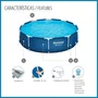 Bestway Steel Pro - Piscine hors sol tubulaire ronde 305 x 76 cm avec pompe de filtration à cartouche