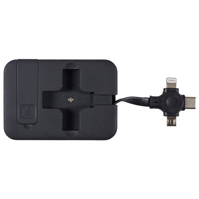 Be Mix Câble rétractable 3 en 1 avec Micro USB, USB-C et Lightning Be Mix Câble rétractable 3 en 1 avec Micro USB, USB-C et Lightning