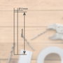 Hantums Sac de 6 bâtons de silicone transparente Ø11
