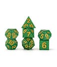 FanRoll Dragon Storm Pack de Dés Sharp Edge Silicone Green Dragon Scales (7)