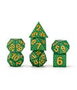 FanRoll Dragon Storm Pack de Dés Sharp Edge Silicone Green Dragon Scales (7)