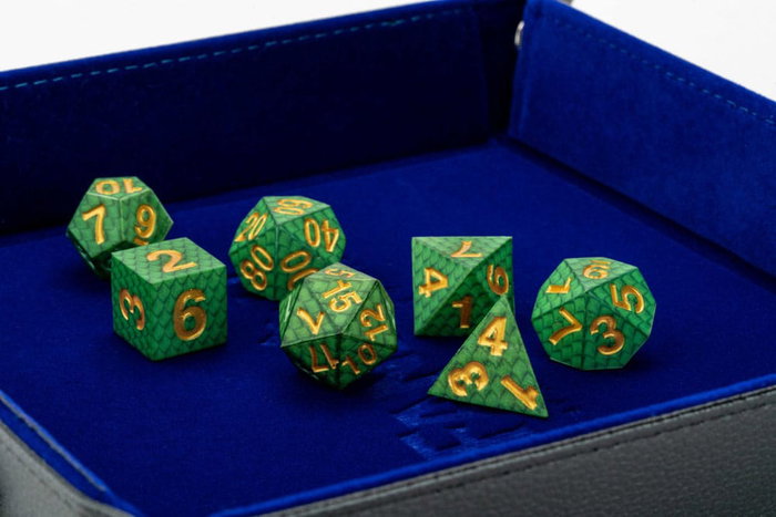 Dragon Storm pack dés Sharp Edge Silicone Green Dragon Scales (7) Dragon Storm pack dés Sharp Edge Silicone Green Dragon Scales (7)