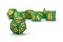 Dragon Storm pack dés Sharp Edge Silicone Green Dragon Scales (7)