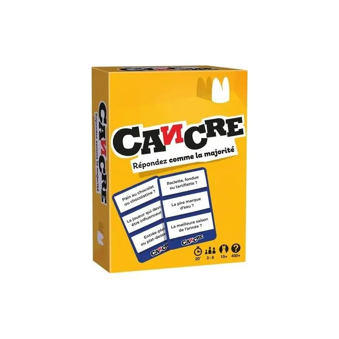 Asmodee Cancre - Jeu de société avec questions, 400 cartes, ardoises et feutres, langue française