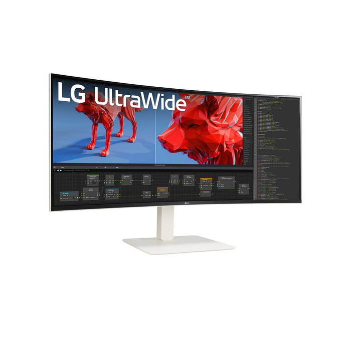 LG 38BR85QC-W Moniteur UltraWide Incurvé 38 Pouces Blanc