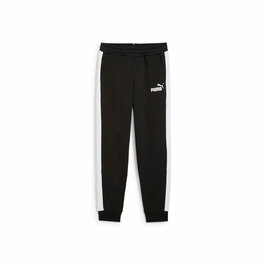 Pantalons de Survêtement pour Enfants Puma Ess Block Noir Noir XS