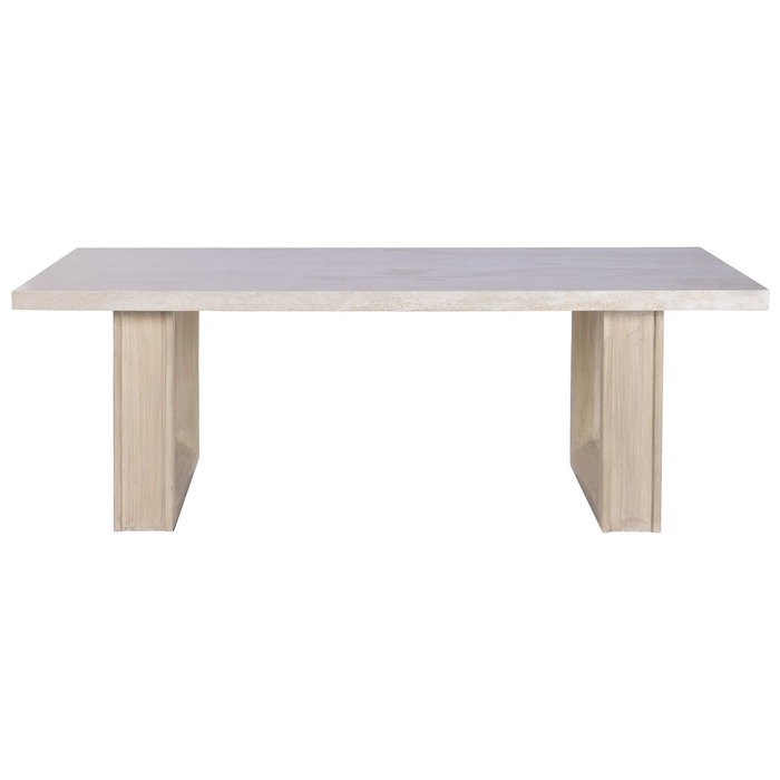 Table de Salle à Manger Home ESPRIT Marbre Bois 220 x 100 x 76 cm