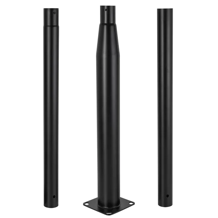 Colonne Lampe 3M Démontable Noir Aluminium Colonne Lampe 3M Démontable Noir Aluminium