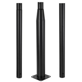 Colonne de lampadaire démontable 3M noir