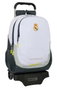 Safta Moch 665+Carro 905 Sac à Dos Trolley Officiel Real Madrid Équipement 25/26 32 x 44 x 16 cm, Recommandé à Partir de 3 Ans