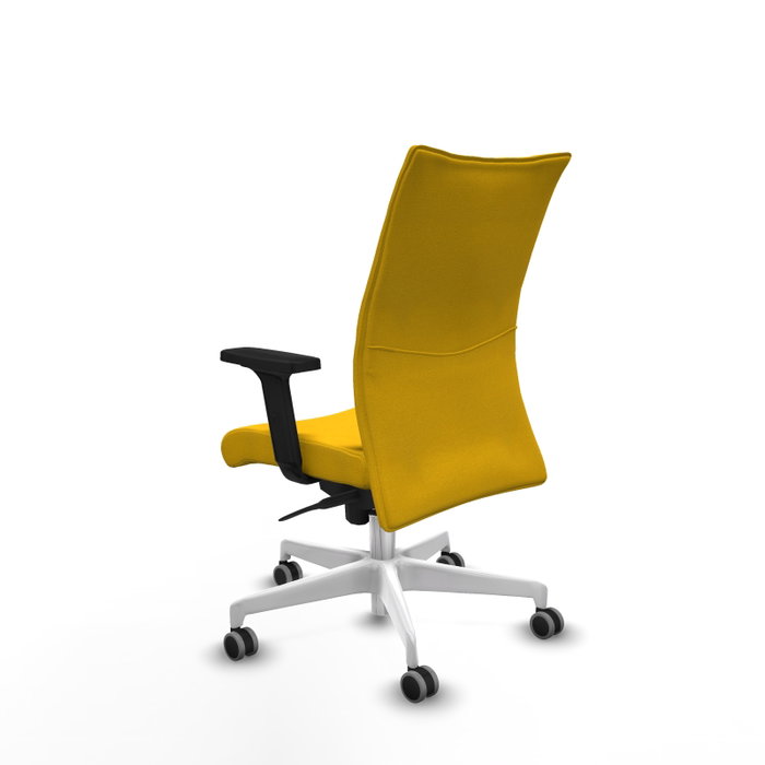 Piqueras Y Crespo Chaise Albacete Confidente Jaune avec Mécanisme Synchrone et Accoudoirs 2D Piqueras Y Crespo Chaise Albacete Confidente Jaune avec Mécanisme Synchrone et Accoudoirs 2D