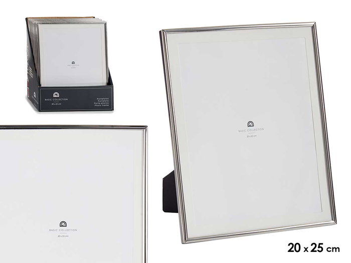 Giftdecor Porte-photos Acier Argenté 20x25 cm (Set de 12) Giftdecor Porte-photos Acier Argenté 20x25 cm (Set de 12)