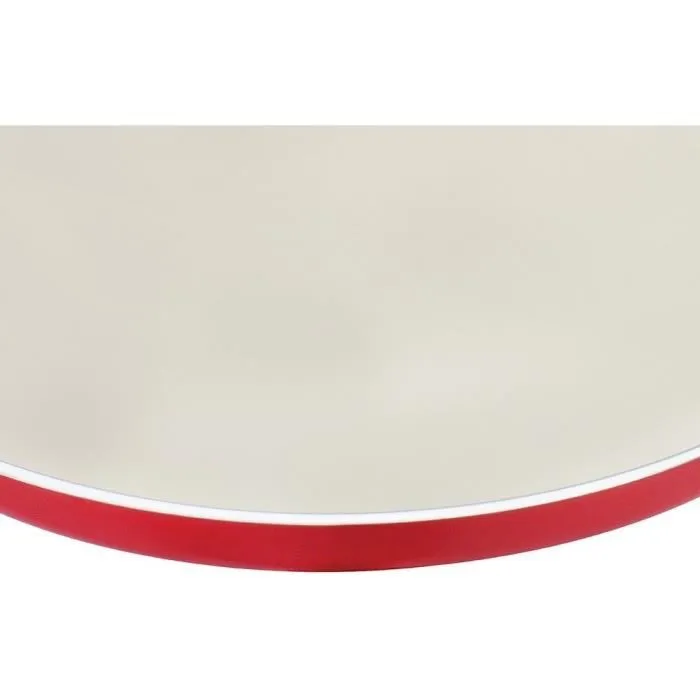 GSW - 456715 - Crêpière avec étaleur en aluminium 26 cm, extérieur rouge siliconé, compatible tous feux dont induction GSW - 456715 - Crêpière avec étaleur en aluminium 26 cm, extérieur rouge siliconé, compatible tous feux dont induction