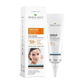 Bio Balance AKNSUN Crème Matifiante et Protectrice SPF 50, 40 ml