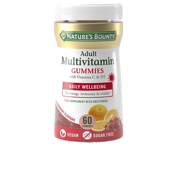 Nature's Bounty Multivitamine Adulte aux vitamines B et D3 - 60 gummies Nature's Bounty Multivitamine Adulte aux vitamines B et D3 - 60 gummies