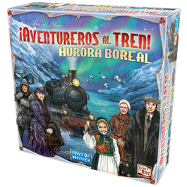 Asmodee DW720837 Jeu de société Aventuriers du Rail Aurora Boréal – Version espagnole – Jeu de plateau pour 2 à 5 joueurs