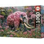 Educa Puzzle 1000 pièces - Éléphant Floral, Jeu de patience, Âge 10 ans minimum, Colle incluse, Multilingue (Français, Espagnol, Anglais, Portugais)