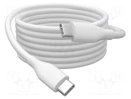 DIGITUS Câble USB 2.0 USB-C vers USB-C 1m blanc