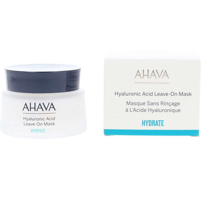 Ahava Masque hydratant sans rinçage à l'acide hyaluronique et peptides anti-âge - 50 ml