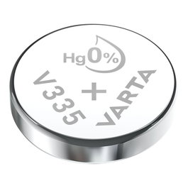 Varta SR512SW V335 Pile Bouton 1,55 V Oxyde d'Argent 100 mAh Ø5,8 x 1,25 mm Blister 1 Pièce