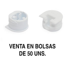 HERRAJES ALK Support cazoleta LUNA Blanc
