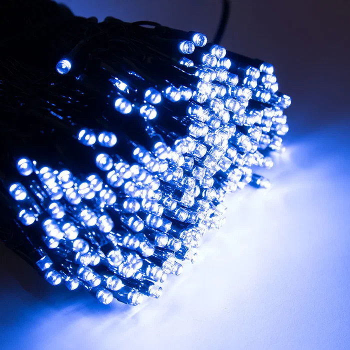 HO Guirnalda LED Exterior 50M [HO-XMAS-073-IP65-50M-WW] - Guirnalde LED pour extérieur, 8 modes, IP65, 50 mètres