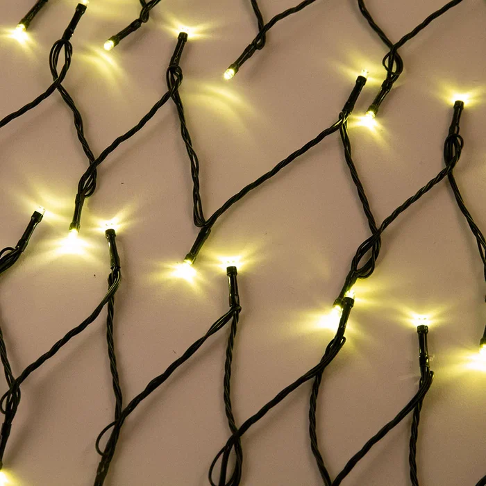 HO Guirnalda LED Exterior 50M [HO-XMAS-073-IP65-50M-WW] - Guirnalde LED pour extérieur, 8 modes, IP65, 50 mètres