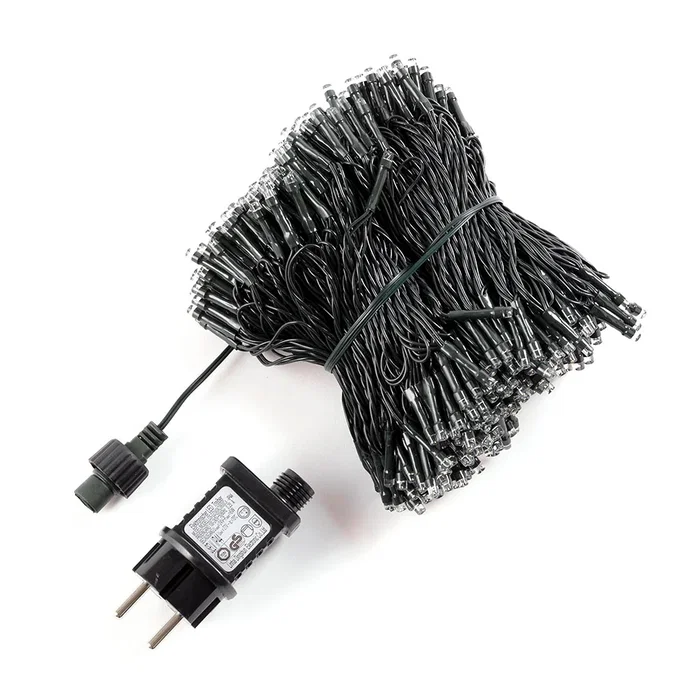 HO Guirnalda LED Exterior 50M [HO-XMAS-073-IP65-50M-WW] - Guirnalde LED pour extérieur, 8 modes, IP65, 50 mètres