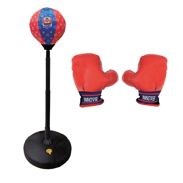 Tachan Sac de Boxe et Gants avec Punching Ball - Set de Boxe, Sac Punching Ball et Gants de Boxe pour Enfants et Adultes, Recommandé à partir de 3 Ans, Multilingue Tachan Sac de Boxe et Gants avec Punching Ball - Set de Boxe, Sac Punching Ball et Gants de Boxe pour Enfants et Adultes, Recommandé à partir de 3 Ans, Multilingue
