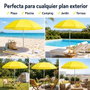 JugaToys Ombrelle Polinylon Jaune 200cm