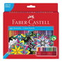 Faber Castell FC-111260 Gomme pour ardoise blanche et miroir, réversible, sans poussière, avec étui de rangement