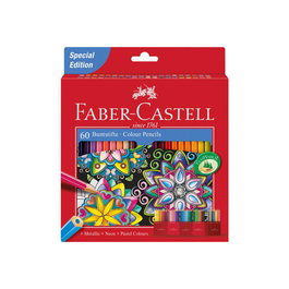 Faber Castell FC-111260 Gomme pour ardoise blanche et miroir, réversible, sans poussière, avec étui de rangement