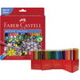 Faber Castell FC-111260 Gomme pour ardoise blanche et miroir, réversible, sans poussière, avec étui de rangement