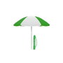 Marbueno Sombrilla Oxford Verde 200 cm