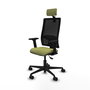 Piqueras Y Crespo Bormate Chaise de Bureau Vert Olive et Noir avec Mécanisme Asynchrone