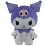 CYP BRANDS Sac à dos peluche 3D Kuromi Hello Kitty, 24x16x42 cm, bandoulière réglable, matériaux souples et résistants