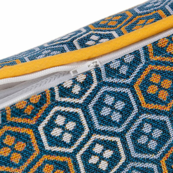 BigBuy Home Coussin Bleu Imprimé 50 x 10 x 30 cm