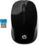 HP Souris sans fil 200, pour gaucher et droitier, capteur optique 1000 ppp, technologie LED rouge, connexion USB