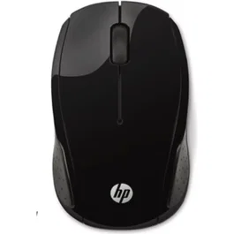 HP Souris Sans Fil 200 - Noir, Souris PC sans fil 2.4 GHz avec capteur 1000 DPI, 3 boutons, LED, Compatible Ordinateur Portable